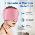 Migraine Relief Cap Hot & Cold Therapy Ice Cap for Headache Relief – Reusable Gel Ice Bead Face Mask & Head Wrap for Tension, Stress, Sinus, & Pain Relief – Soothing Cooling & Heating Sleep Mask for Men & Women Regular price